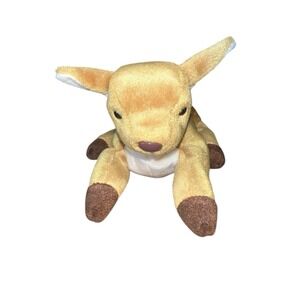 Ty Beanie Baby Whisper the Deer Plush Fawn 1998 Vintage 90's